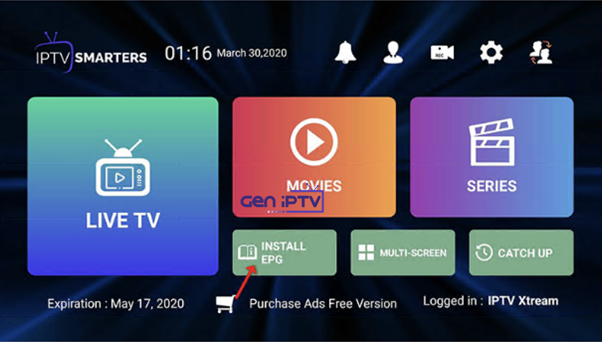 smarters IPTV app